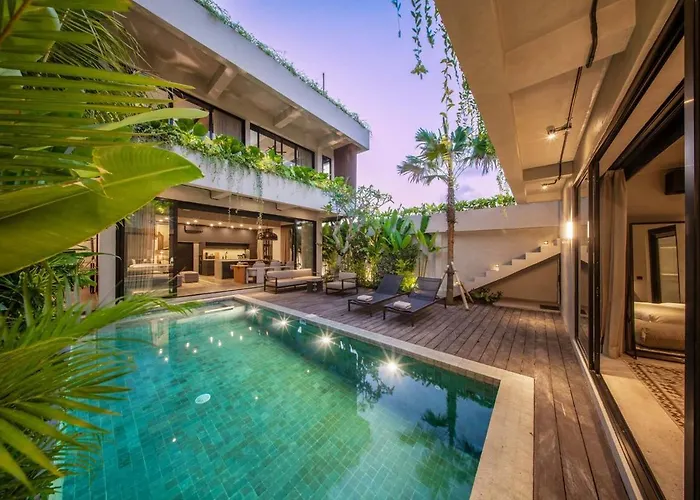 Vivi 3 - Stylish 3br Private Rooftop In Canggu